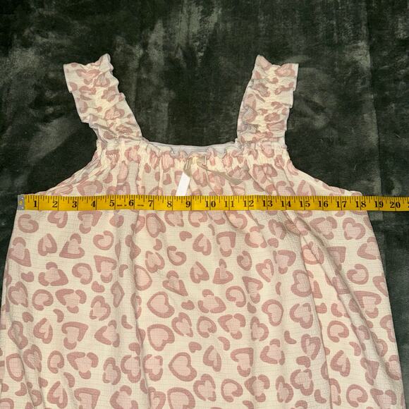 Women's Slip Dress Soft Pink Cheetah Print Sabrina Carpenter Vibe Medium - Picture 4 of 5